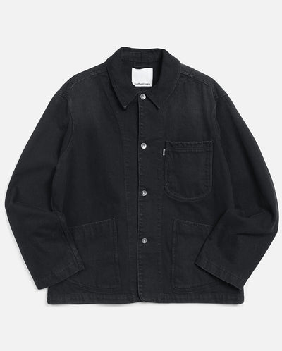 CONSTRUCTION JACKET - CHARCOAL DENIM