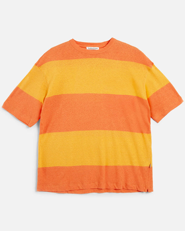 TRIPLE T SHIRT - Orange/Yellow