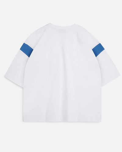 Skate Tee White / Blue