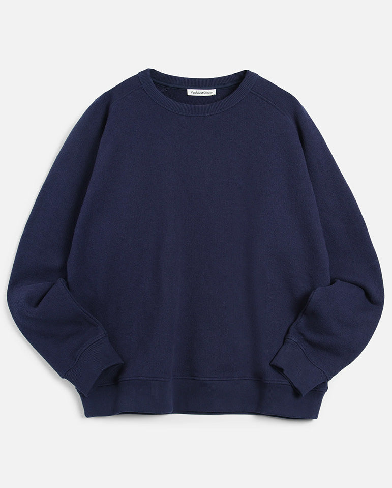 Almost Grown Textured Sweat - NAVY