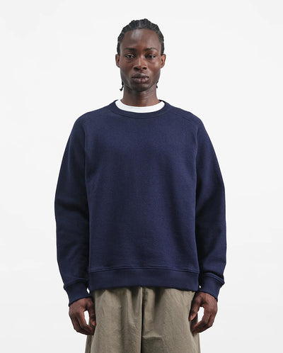 Almost Grown Textured Sweat - NAVY