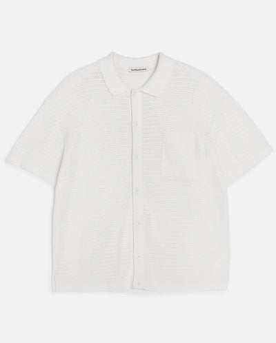 Malick Pointelle Shirt - White