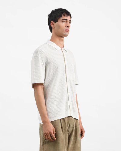 Malick Pointelle Shirt - White