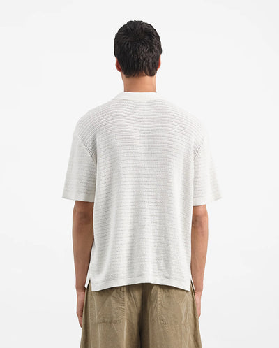 Malick Pointelle Shirt - White