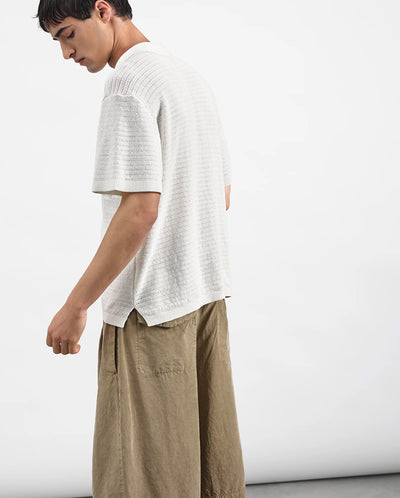 Malick Pointelle Shirt - White