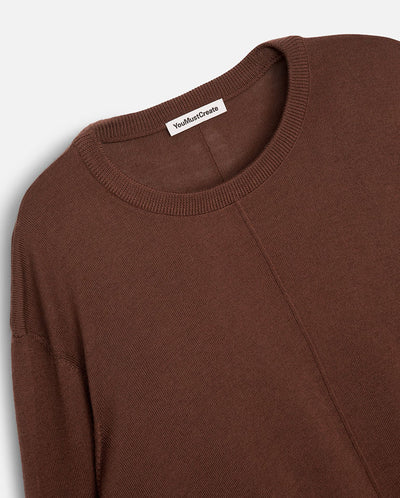 C86 JUMPER - DARK BROWN