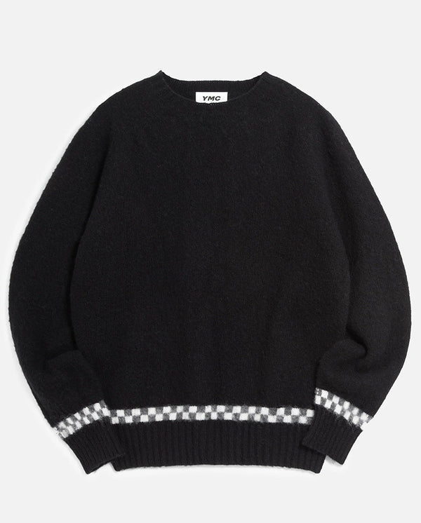 Suedehead Checker Knit BLACK