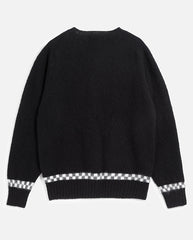 Suedehead Checker Knit BLACK