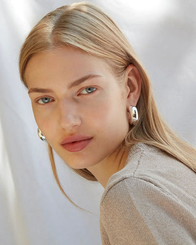 Palma Hoops - Silver
