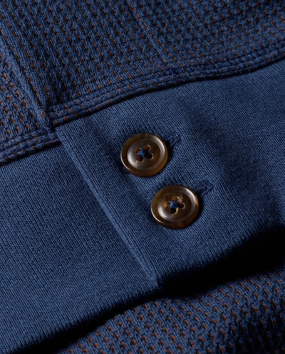 MENS CASUAL FIT CARDIGAN - Indigo