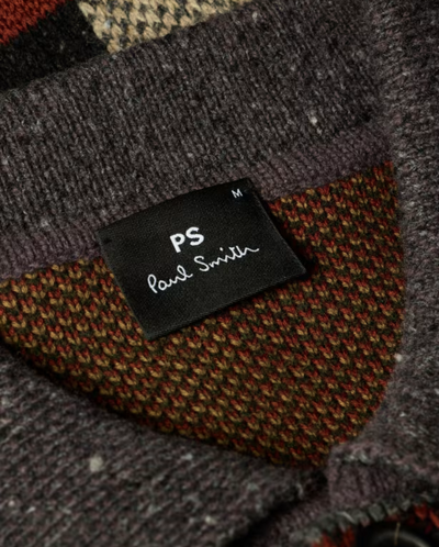Button Through CARDIGAN - Black Melange