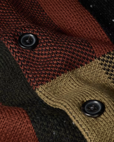 Button Through CARDIGAN - Black Melange