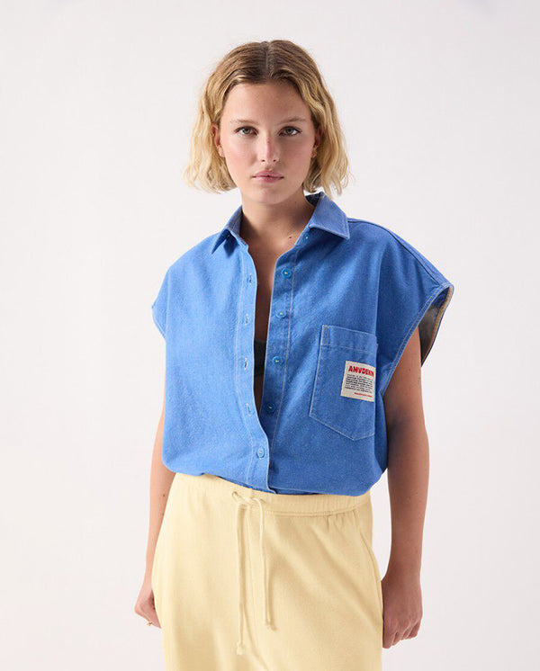 Pusway Cotton Gilet - Waterfall