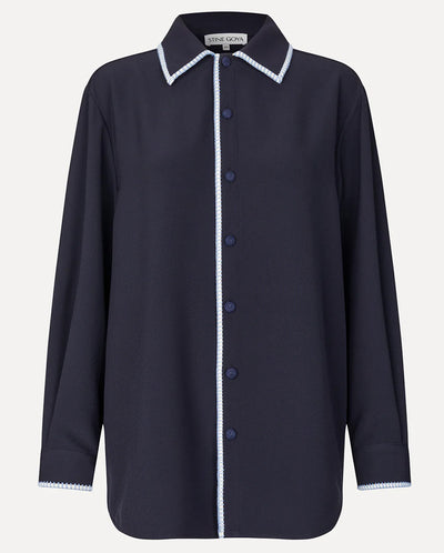 Pocket Oversized Shirt - Night