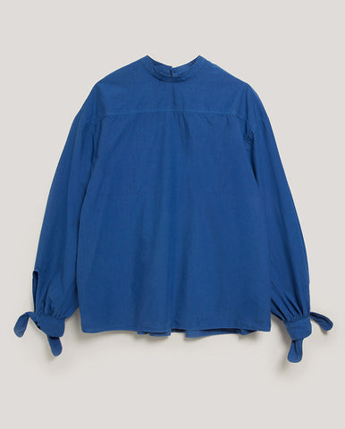 Morocco Fabric Mixed Shirt Blue Mix