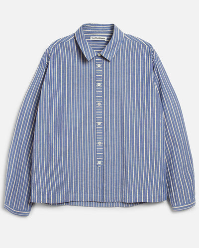 Marianne Stripe Shirt - Navy/Natural