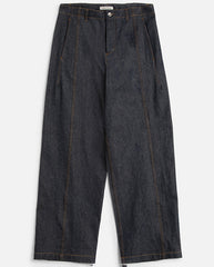 DISPLACED SEAM JEAN- INDIGO