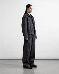 DISPLACED SEAM JEAN- INDIGO
