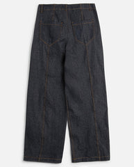 DISPLACED SEAM JEAN- INDIGO