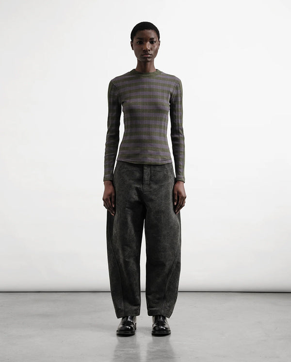 Twisted Seam Jean - Charcoal Denim