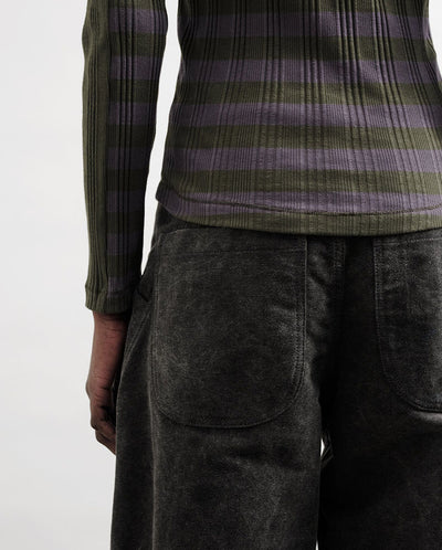 Twisted Seam Jean - Charcoal Denim