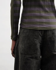 Twisted Seam Jean - Charcoal Denim