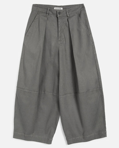 Light Stripe Denim Shorts - Soft Chambray