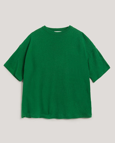 Forgetmenot Silk Shirt Green Lizard