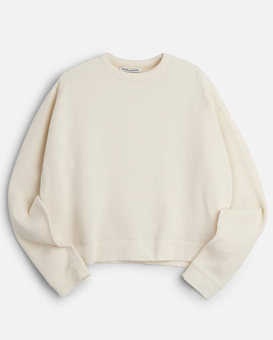 Button Sleeve Sweatshirt Fleur De Sel