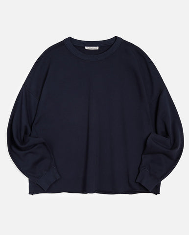 Button Sleeve Sweatshirt Fleur De Sel
