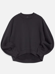 BELLOW SLEEVE SWEATSHIRT - Black