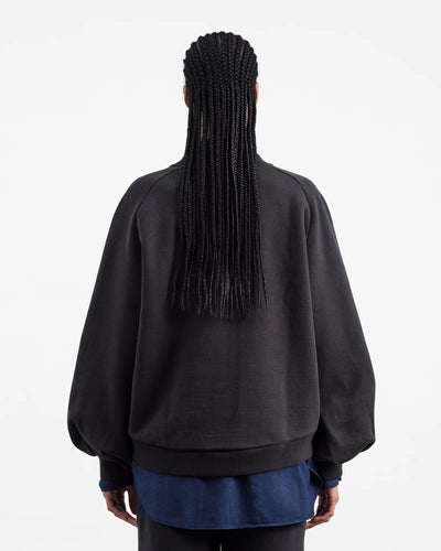 BELLOW SLEEVE SWEATSHIRT - Black