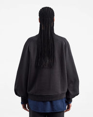 BELLOW SLEEVE SWEATSHIRT - Black