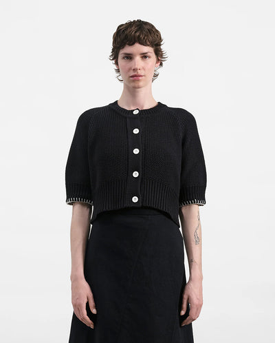 Kwai Knit Cardigan - BLACK