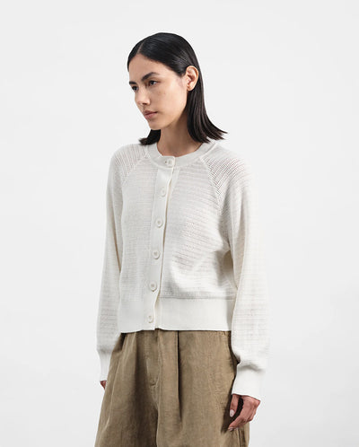 Foxtail Cardigan - Off White