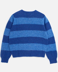 Jets Crew Stripe Knit - Blue