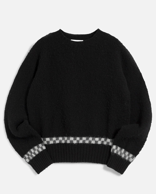 Jets Checker Knit BLACK