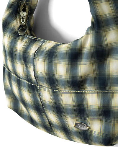 Roo Check Tie Bag - Cardamon Check