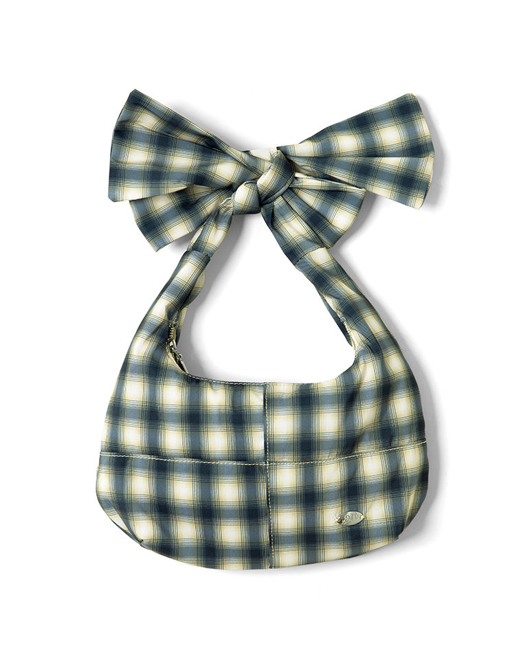 Roo Check Tie Bag - Cardamon Check