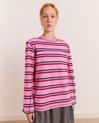 Samara Tee - Pink Stripe
