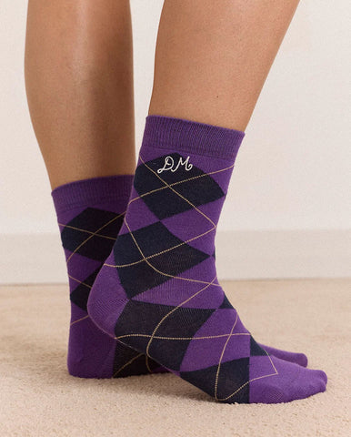 Melange Socks - Flamé Blue