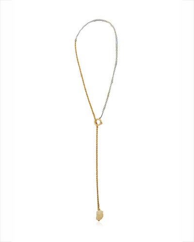 Styx Cravatte - Gold/Silver/Citrine