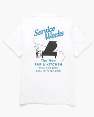 Bar + Kitchen Tee	- White