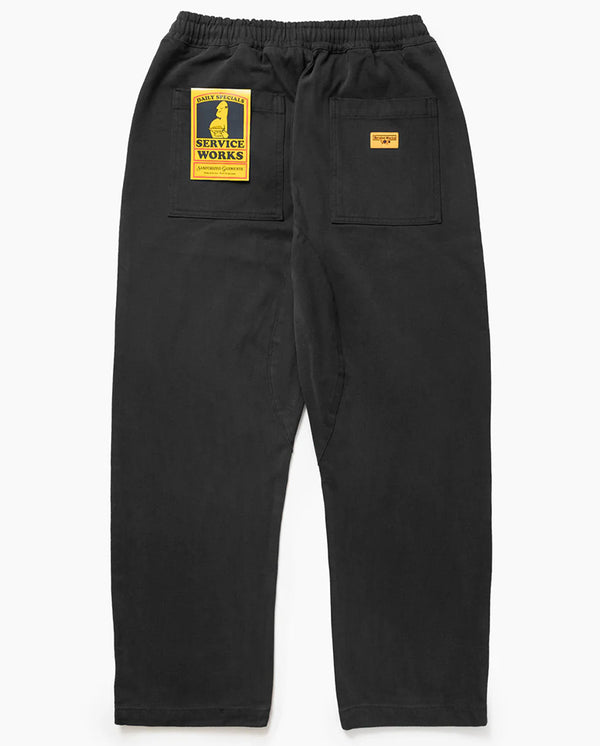 Moleskin Chef Pants - Black