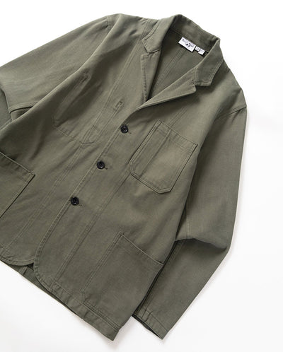 Moleskin Server Suit Jacket - Moss