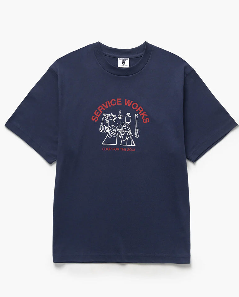 Soup For The Soul Tee - Navy