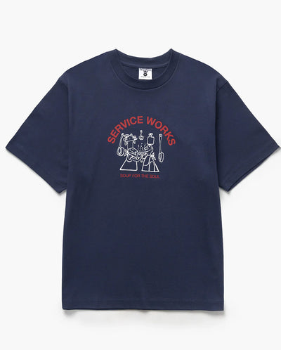 Soup For The Soul Tee - Navy