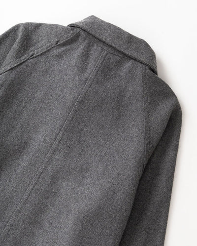 Flannel FOH Overshirt - Charcoal