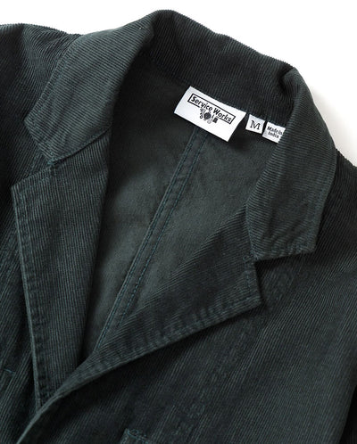 Fine Cord Server Suit Jacket - Jewel