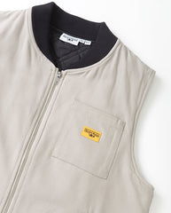Canvas Work Vest - Stone